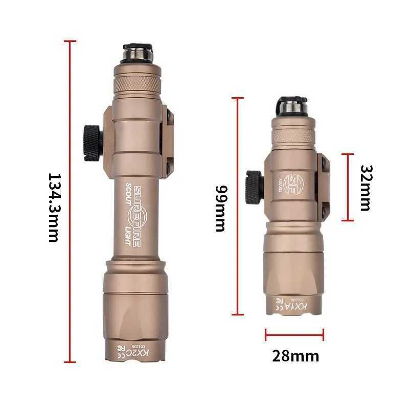 WADSN SF Surefir M300A M600C M300B M300C M600U Airsoft Flashlight Tactical Lantern Torch AR15 Scout Rifle Gun Weapon LED LightXJ241217