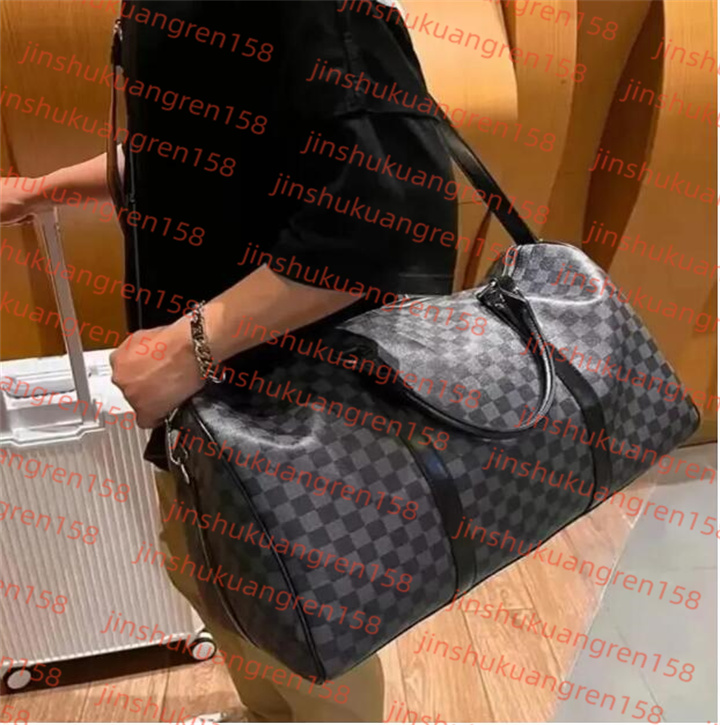 10A Designer Bag Luxurys Fashion Duffel Mens Designer Travel Bag Clutch on Luggage Bag Man basketball Totes Keepall Clear Handbag Women Duffle Bags SIZE 55cm