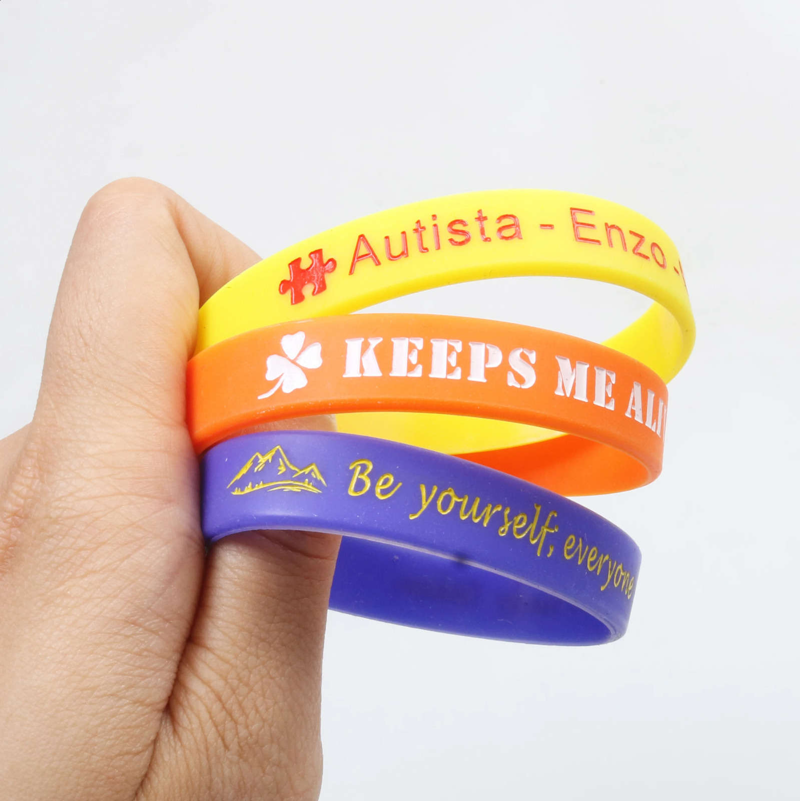 100pcs/50pc Silicone Customized Laser Technology Bracelets Fashion Custom Personalized Engrave Wristband For Party Events 250107