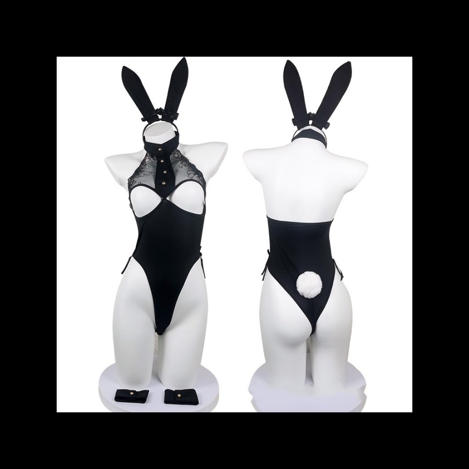Women's Sleepwear Sexy Lingerie Bunny Girl Uniform Set