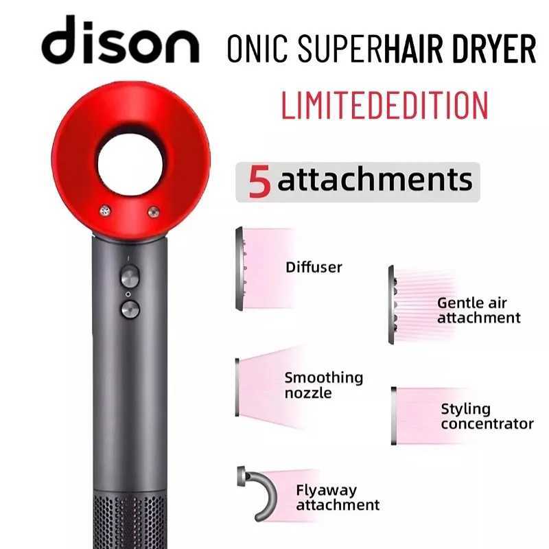 1.8m Professional Leafless Negative Hair Care Quick Home Powerful Hairdryer Constant 200Million Anion Blow Dryer W250114