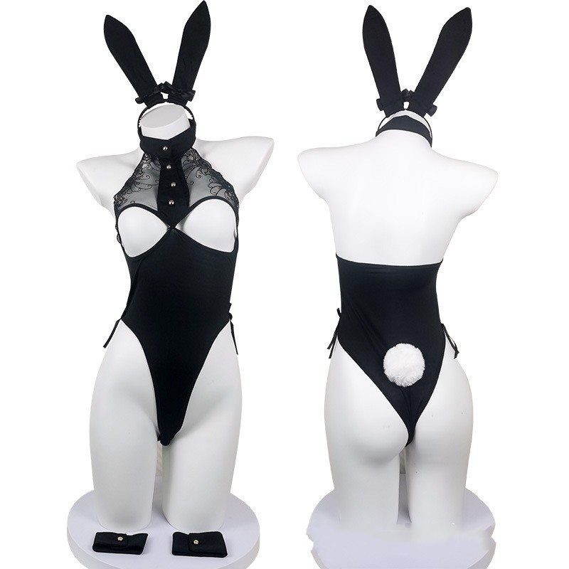 Women's Sleepwear Sexy Lingerie Bunny Girl Uniform Set