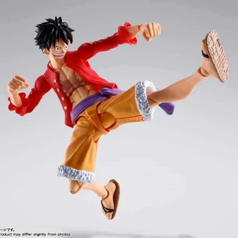 Action Toy Figures 15cm One Piece Shf Figurine Monkey D Luffy Action Figure Pvc Collection Anime The War Of The Island Of Ghosts Luffy Model Toys Y250112MAYN