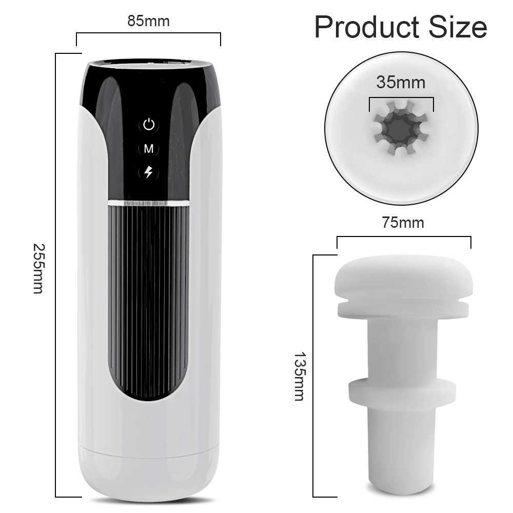 Automatic Thrusting Male Masturbation Cup Rotation Penis Oral Sex Mane Masturbator Cup Vagina Sex Toys for Men Adult GoodsW250114