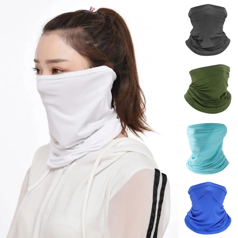 Scarf Neck Gaiter Balaclava Dustproof Man Women Head Face Tube Beanie Bandana 250106