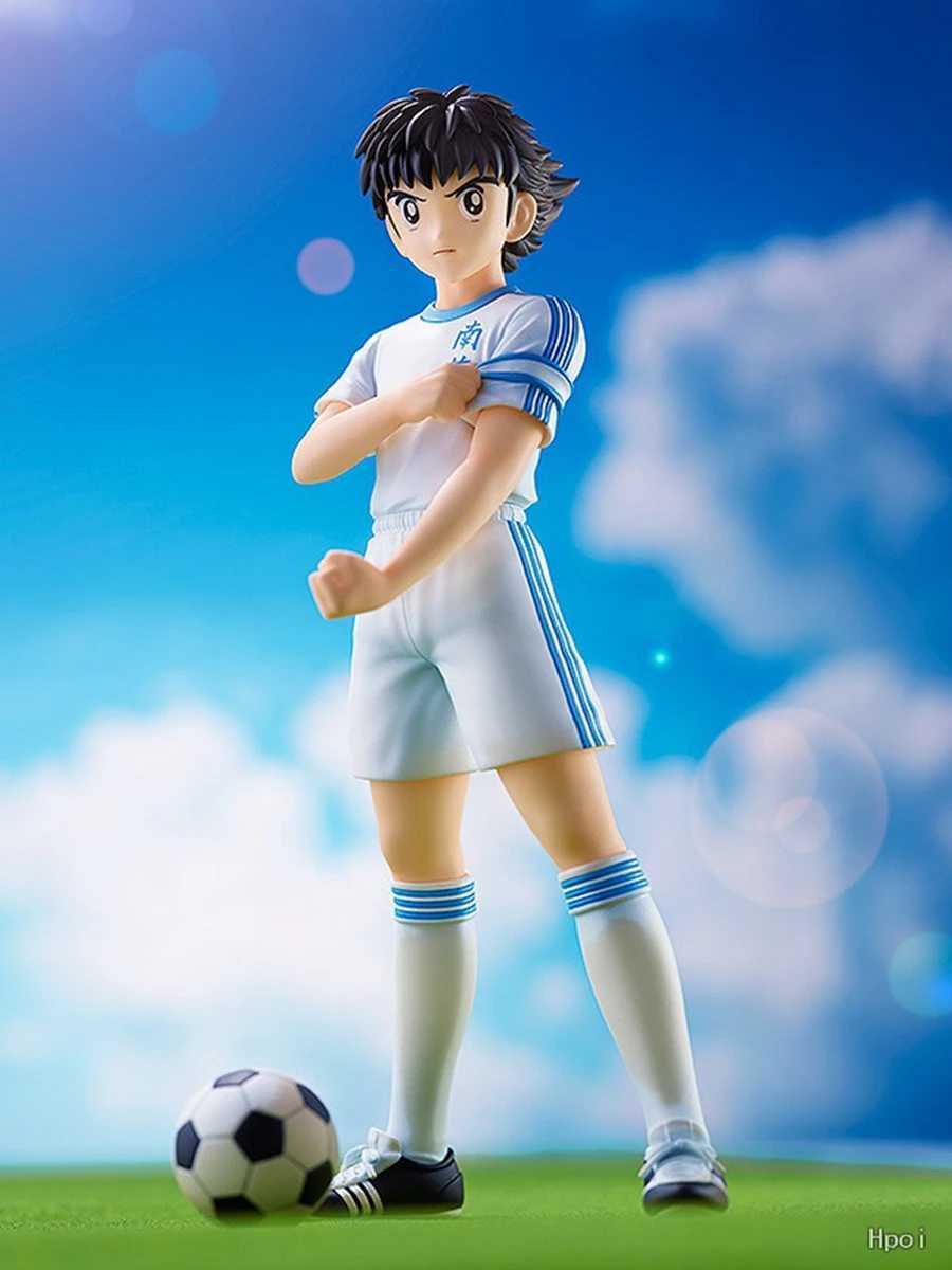 18cm Captain Anime Figure Ozora Tsubasa Action Figures Hyuuga Kojirou/Wakabayashi Genzou Figurine Collection Model Toys W250114 Free shipping