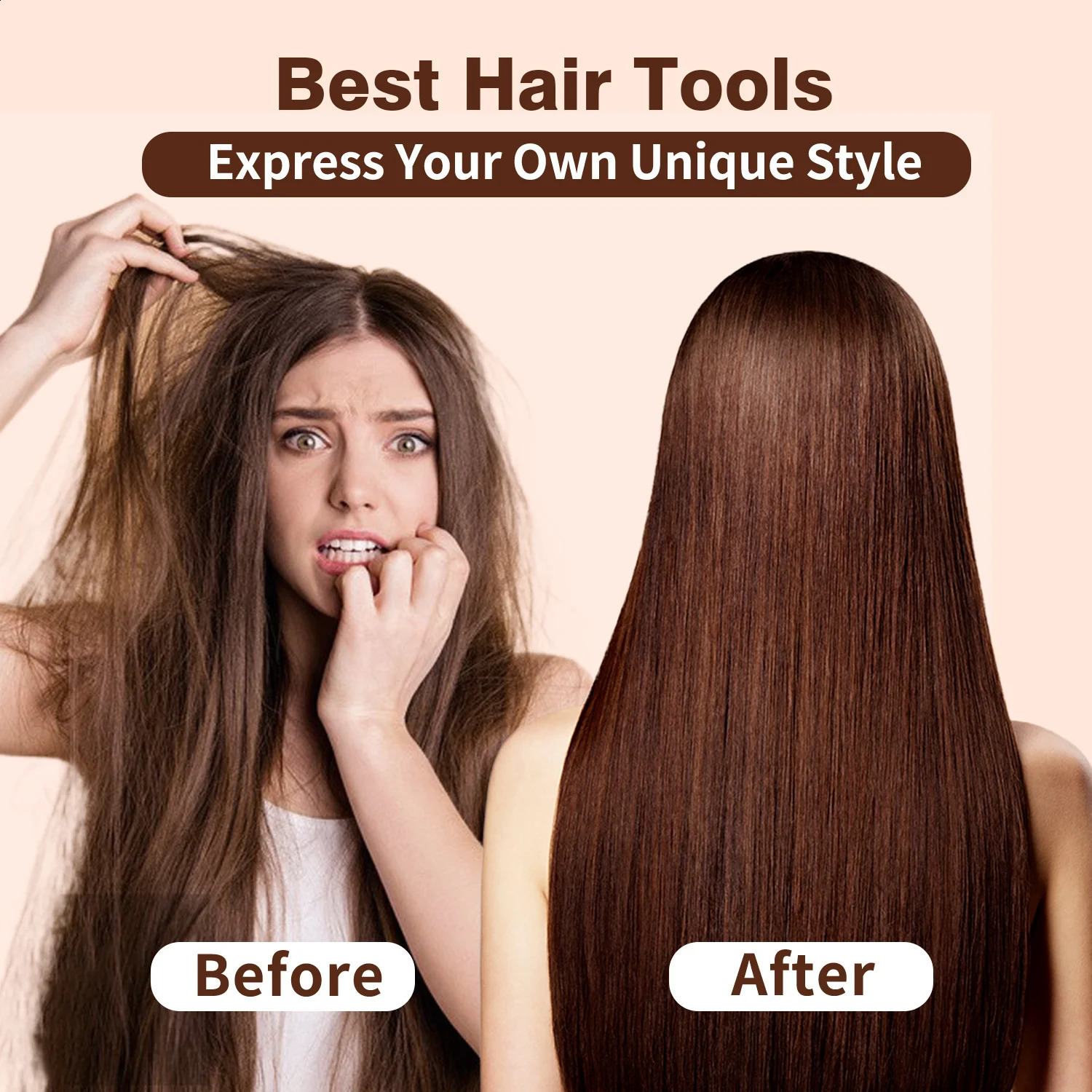 Multi styler 2 in 1 airstyler airstrait wet to dry plancha cabello airflow air blower dryer Flat Iron hair straightener with 250106