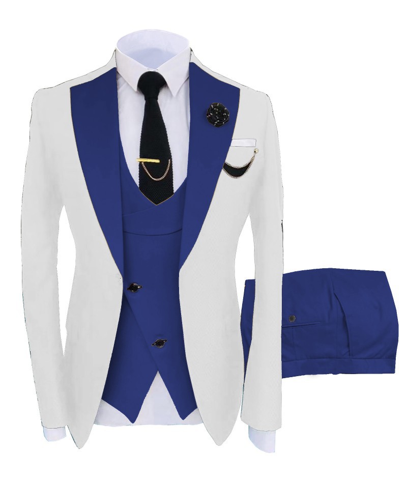 k891 Autumn floral suit jacket men's suit business casual texture suit men's new dress banquet