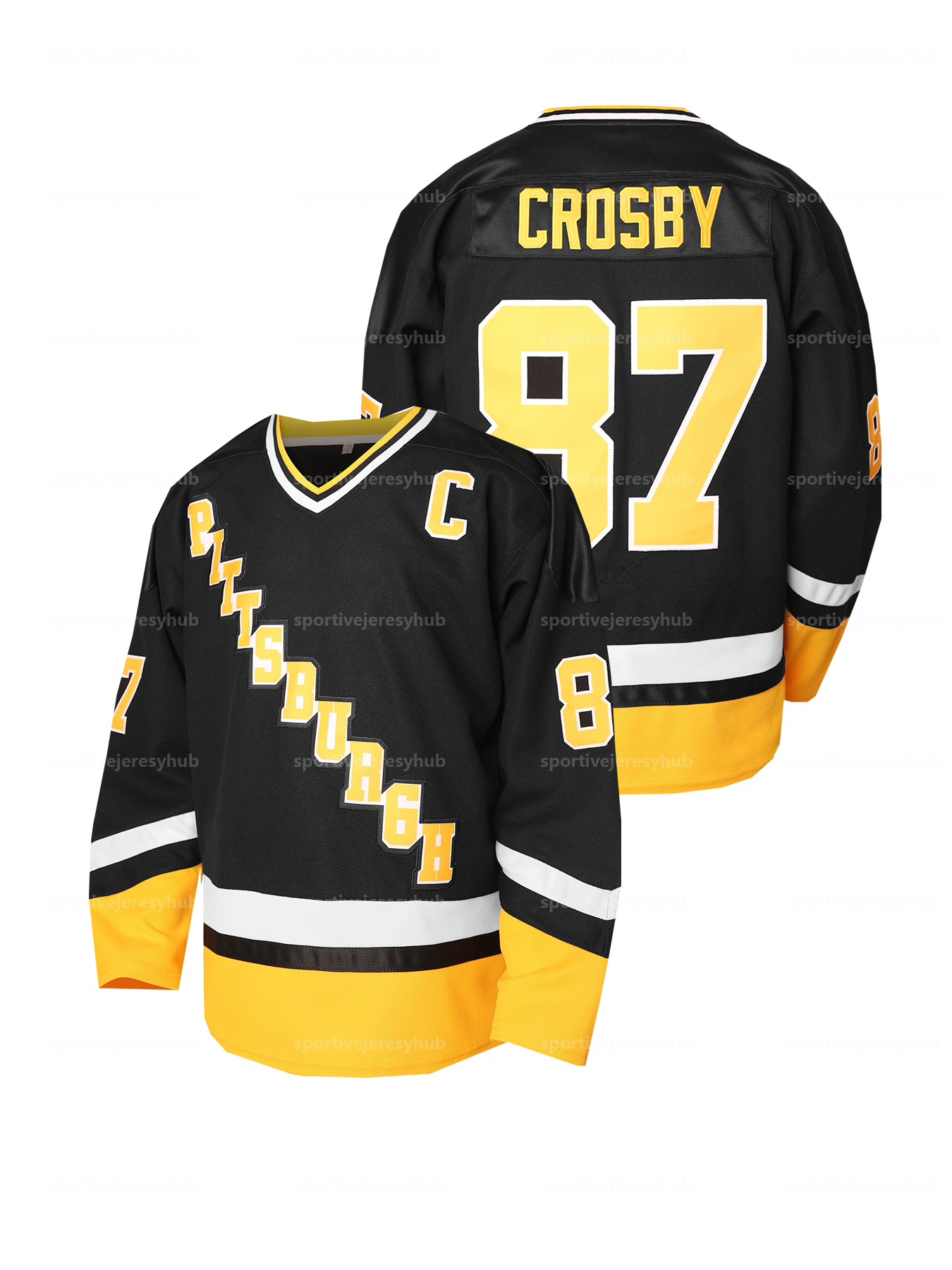 Crosby Custom Mens/Youth Ice Hockey Jeresys Lemieux Letang Rust Malkin Jarry Guentzel Rakell Stitched Any Name Any Number 2025 Winter Classic Jersey