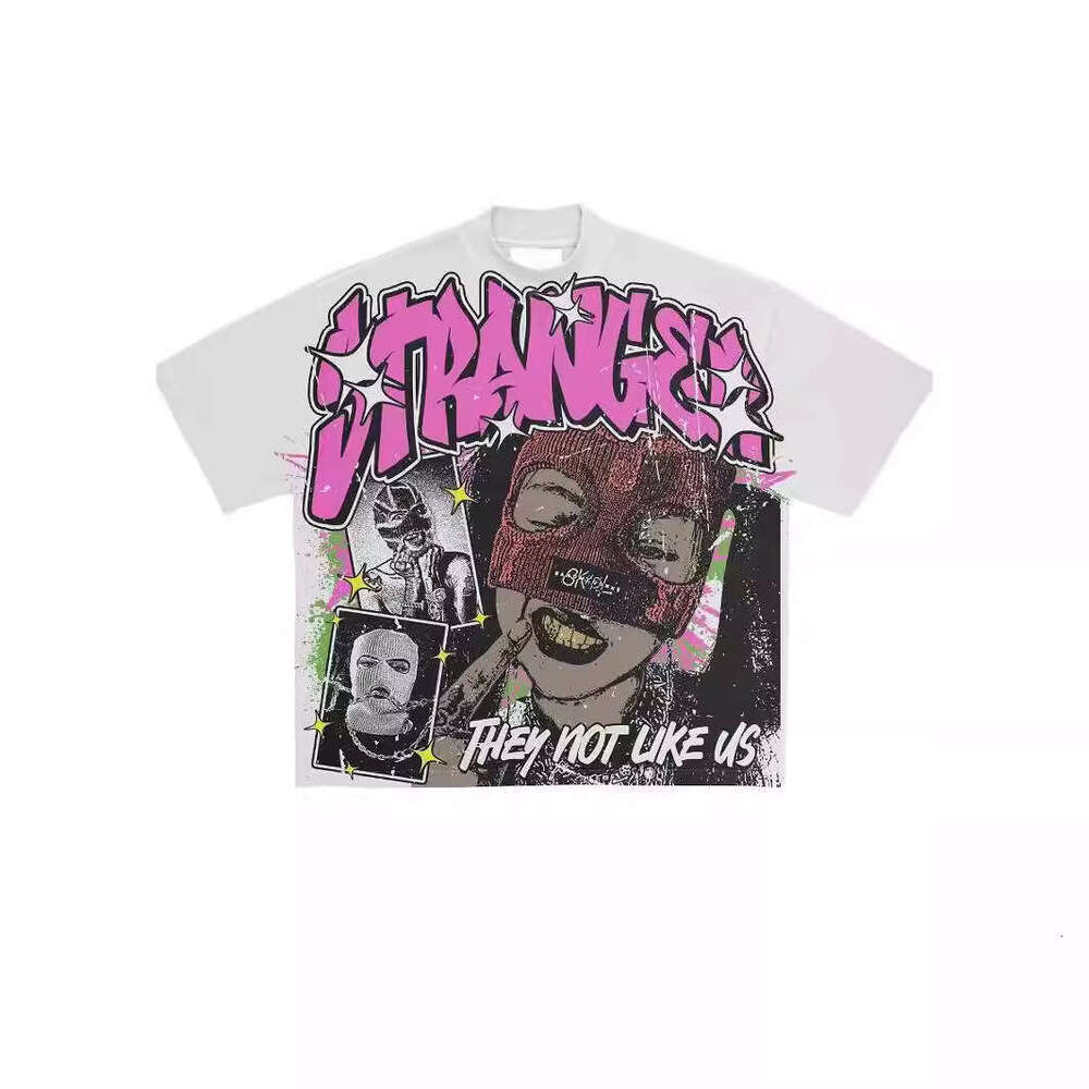 american hiphop personality street trend letter printed cotton unisex pullover top