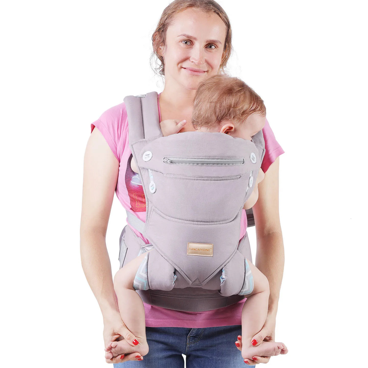 Baby 5-in-1 All Position Backpack Style Sling for Holding Babies Infants and Child from 7-35 lbs Certified Ergonomic 250113