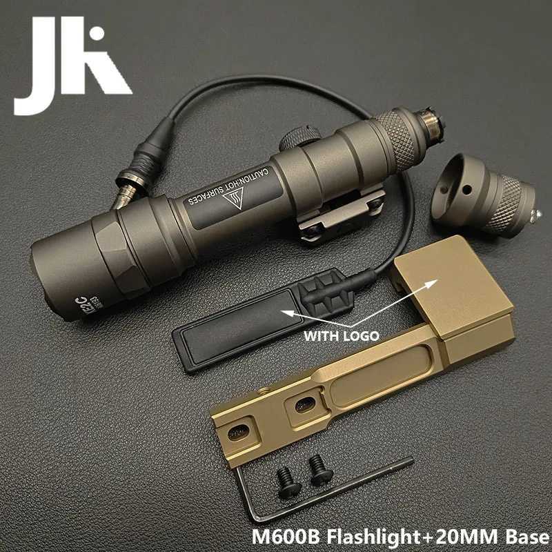 Sotac Surir M600B M600 M300 Flash D Tactical Reconnaissance Light Rifle Weapon Light Airsoft Hunting Light 20MM Picatinny Rail W250113