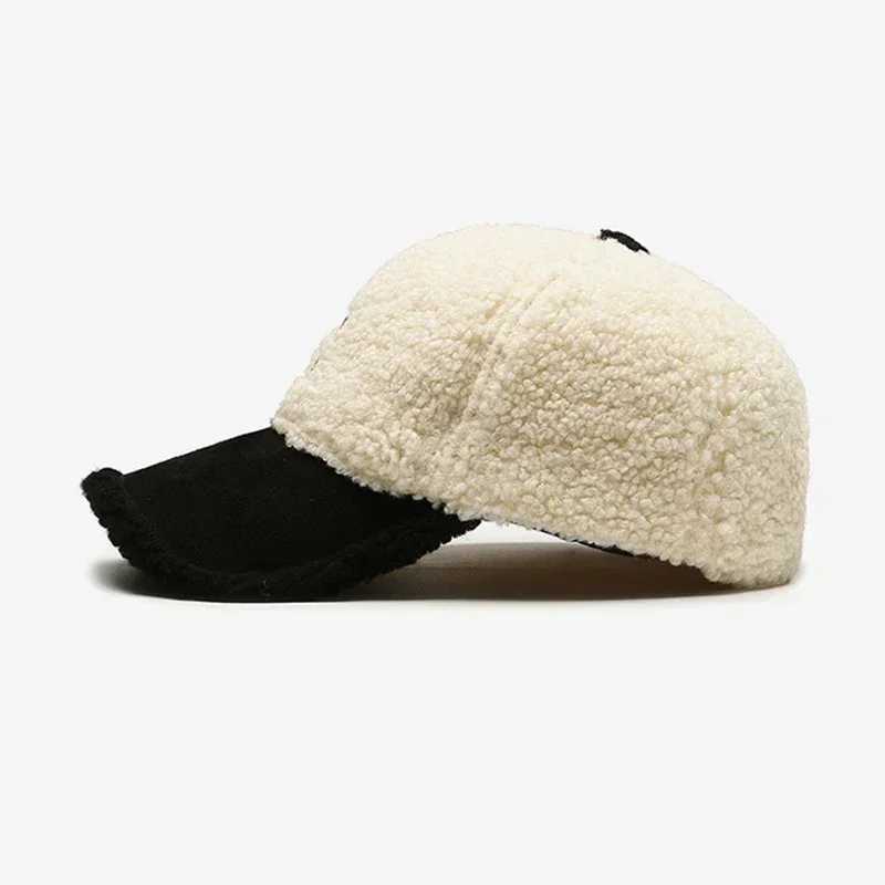 2023 Tren Big Letter Embroidered Mens Winter Hat White Brown Rumsworth Womens Baseball C Warm Plush Truck Driver Hat Gorilla W250113