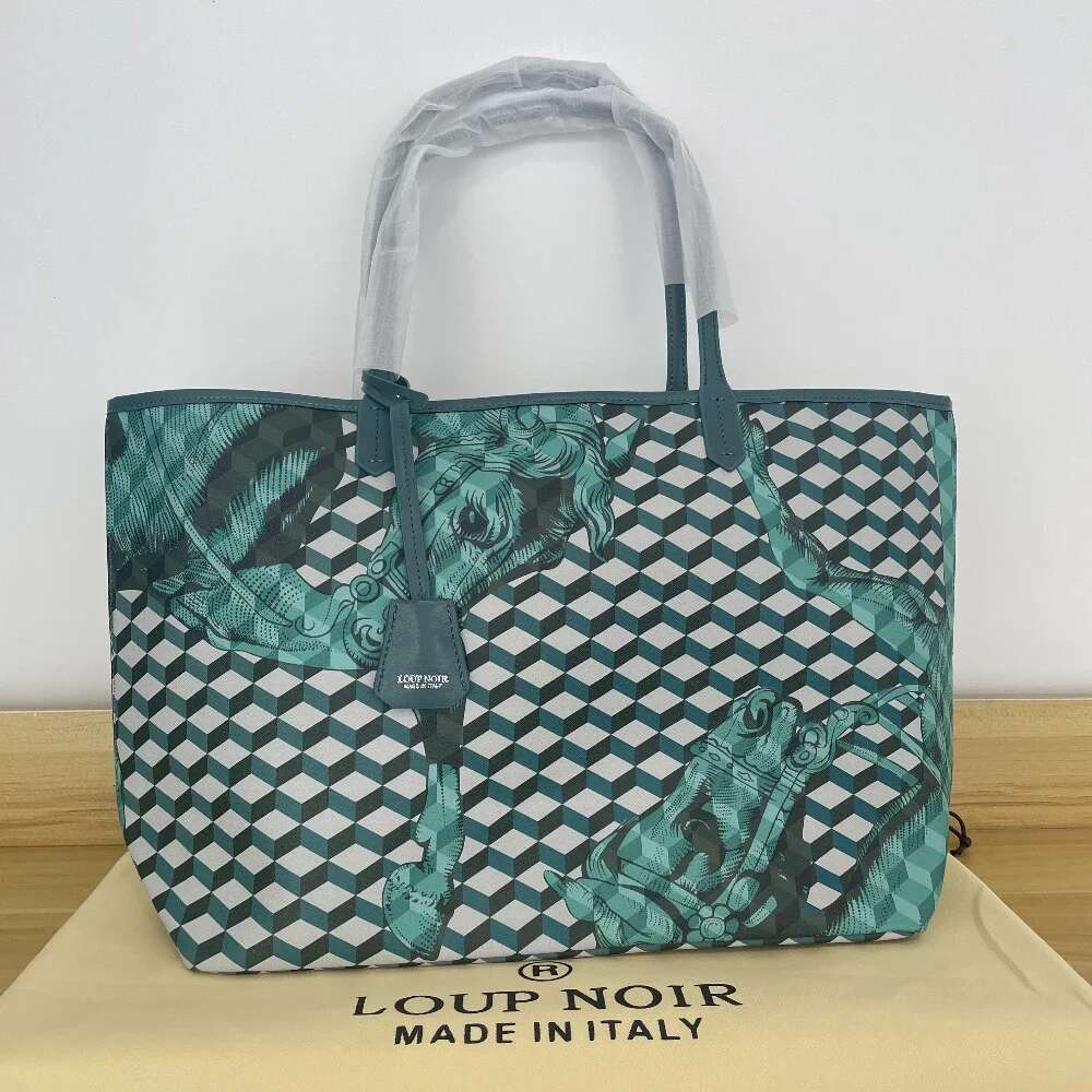 LOUP NOIR New Womens Tote Bag High-Quality Large Capacity Female Handbags Shoulder Women Noir Bags High Quality Casual Totes Sac