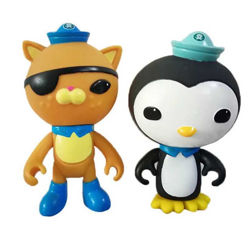 The Octonauts toy set childrens toys Barnacles Kwazii Peso Penguin Shellington Dashi Inkling anime action figure childrens toy W250114