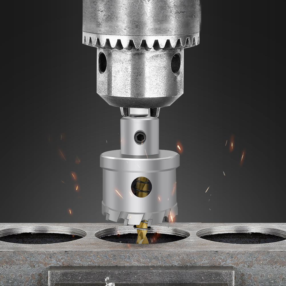 6pc 5A Carbide Tip TCT Drill Bit Hole Saw 16,18,20,22,25mm Drill Bit Set Hole Saw Cutter For Stainless Steel Metal Alloy - view 7