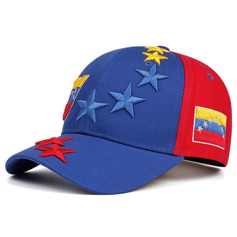 Venezuelan Flag Embroidery Baseball C High Quality 5-star Outdoor Hat Female Male CS W250113