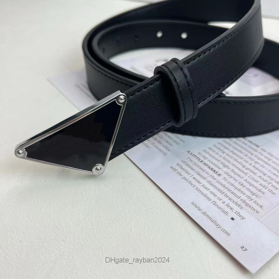 Prarda Prafa pradliness With box Designers Letter Belts Mens Womens High Quality Luxury Leather Belt High Quality Casual Business Strap Waistband Optional Tri 2EFH