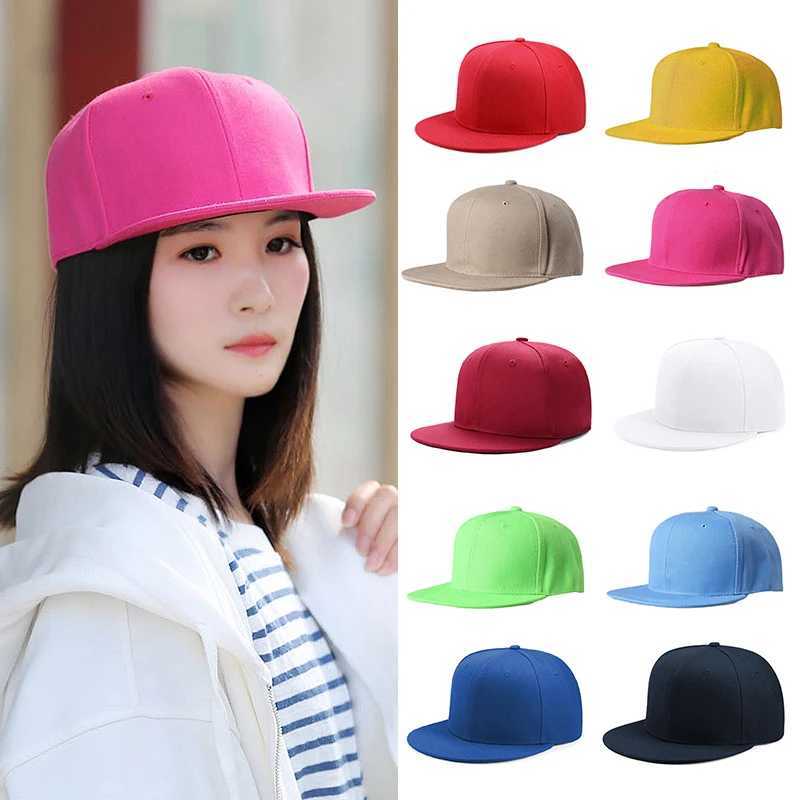 Fashion Solid Color Mens and Womens Baseball C Hip Hop Cs Snback Hat Brim Shade C Bone Gorilla Casquette Sport C Sun Hat W250113