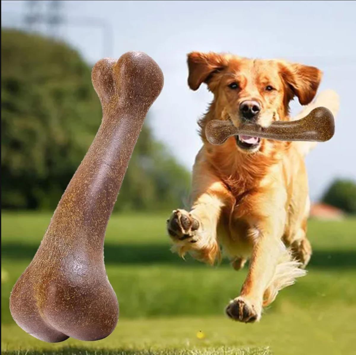 Natural Dog Chew Toy Bone Molar Stick Bite Resistant Puppy Teething Toys Indestructible Small Medium Large Snack Food Pet Toy