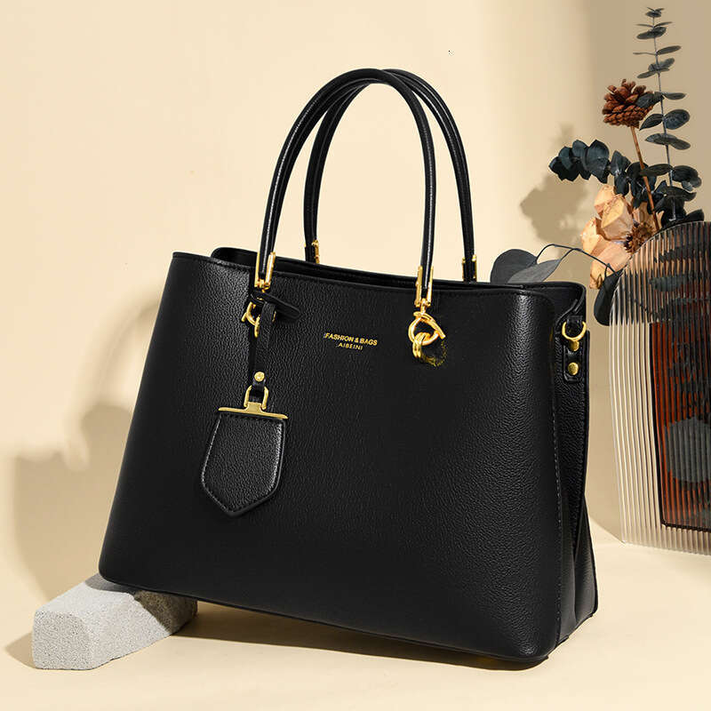 Women's Bags handbag Autumn Women's Fashionable Simple Handbag with Premium Sense, Large Capacity Tote Bag, Work Commuter Shoulder Bag