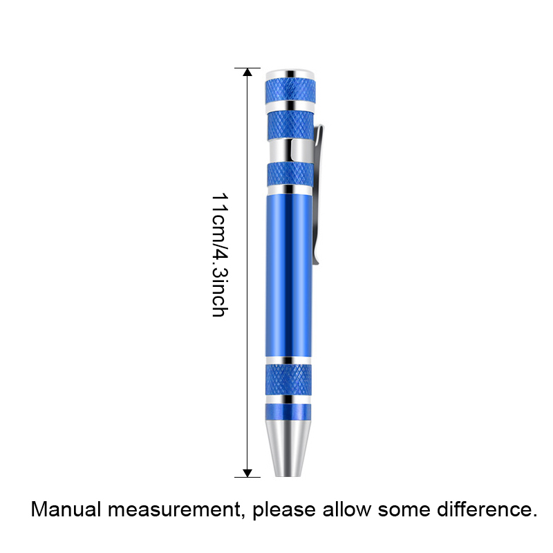 Portable 8 in 1 Mini Screwdriver Set Small Screwdrivers Pen Magnetic Repair Tools Compact Precision Gadgets Computer Eyeglasses Daily Home Improvement