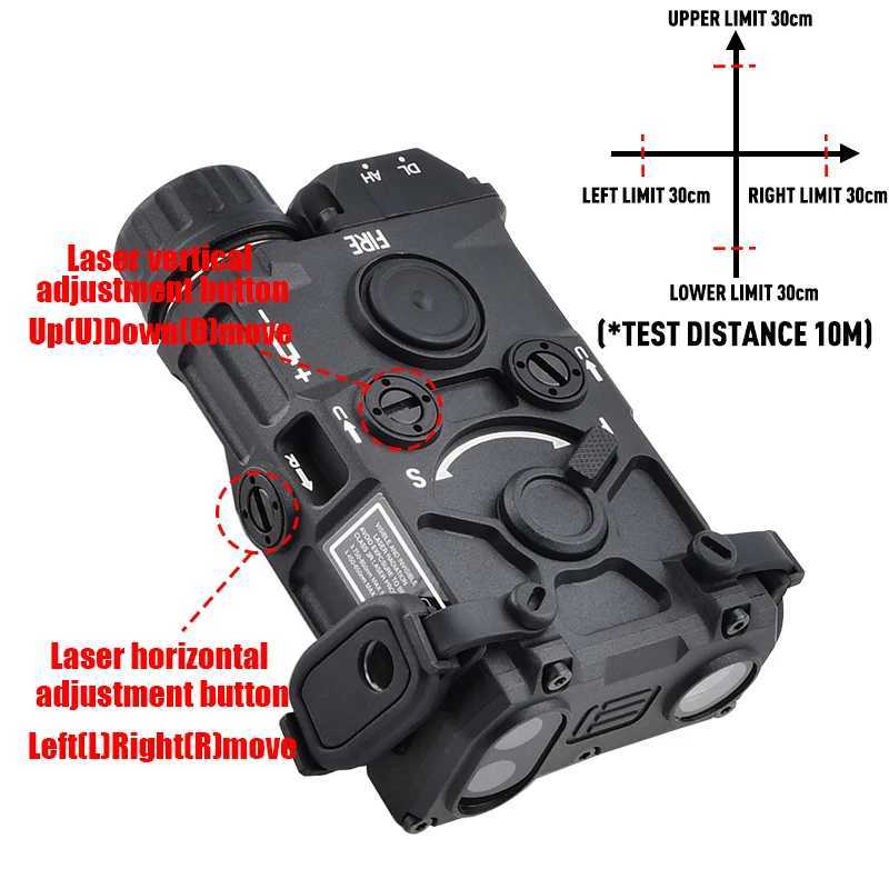 WADSN OGL infrared laser green blue red aiming tactical M300 M600 flash white light D used for 20MM track hunting air gun accessories W250113