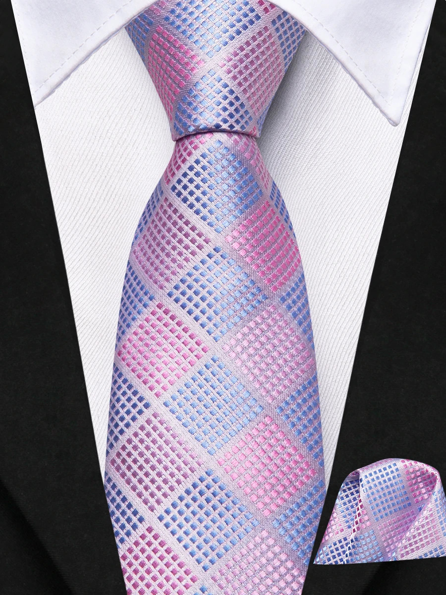 HiTie Peach Pink Solid Paisley Boys Girls Childrens Tie Students Kids Stage Performance Costume Uniform Silk Necktie 120*6CM 250103