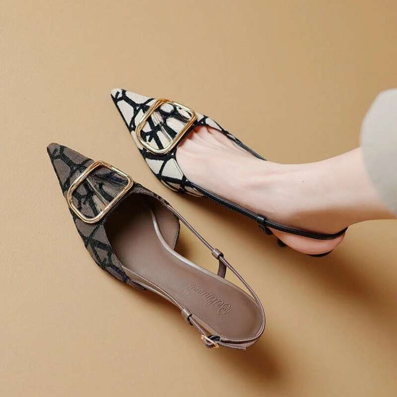Women Sexy High Heels Fashion Pointed Toe Sgback Shoes Summer Dress Party Stilettos Brand Pumps Metal Decor Sandals free shipping shoes