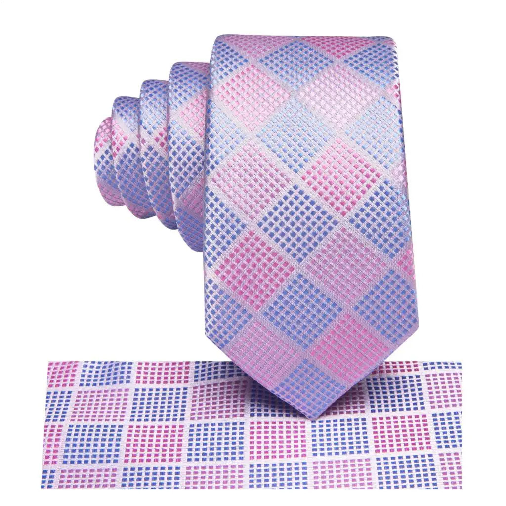 HiTie Peach Pink Solid Paisley Boys Girls Childrens Tie Students Kids Stage Performance Costume Uniform Silk Necktie 120*6CM 250103