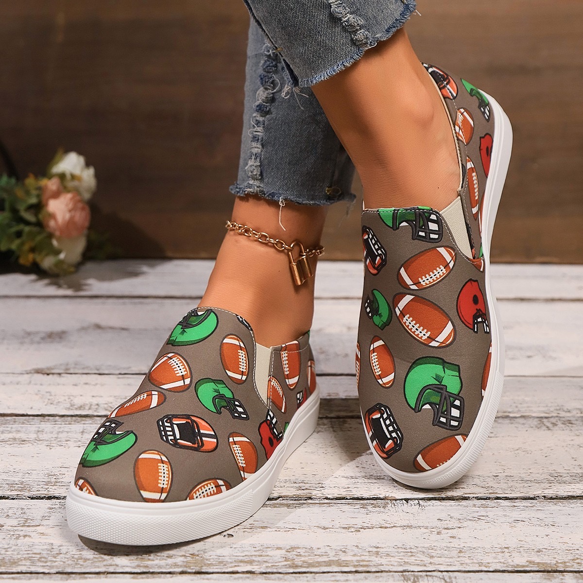 2024 Ladies Spring Breathable Soft Loafers Sole Casual New Comfortable Fashion Sneakers Designer Flat Shoes for Women 241d