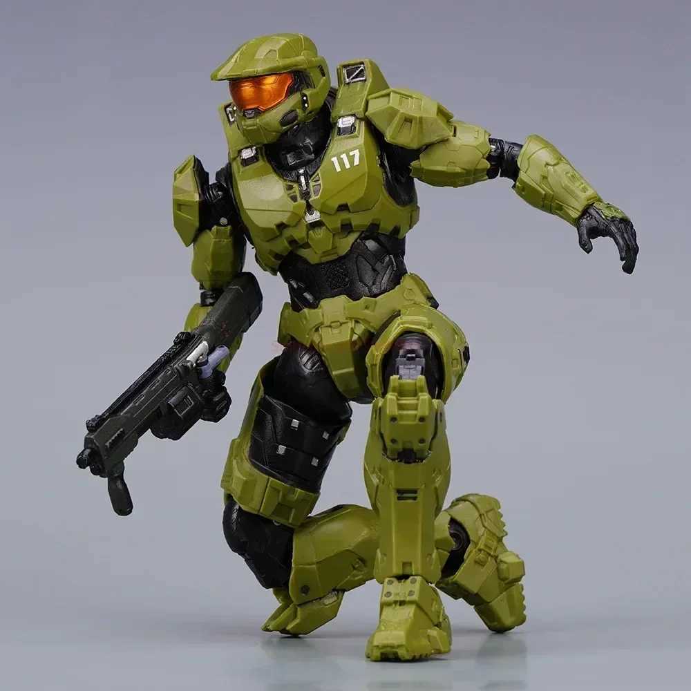 2024 Hot Sale 18cm Halo Infinite Master Chief Mjolnir Vi 1/12 Scale Action Figure Re edit Gen.3 117 Kos 1000 Model Gift Toys Free shipping