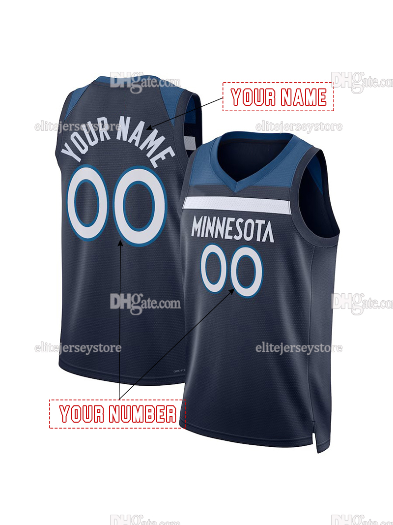 Personalized Custom 2025-26 Classic Jersey Rob Dillingham Anthony Edwards Donte DiVincenzo McDaniels Naz Reid Terrence Shannon Jr. Jaylen Clark
