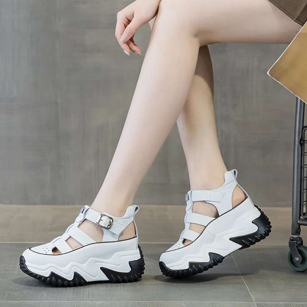 Platform High Rise for Summer New Versatile Hollow Out Women's Shoes Sandals Women Designers