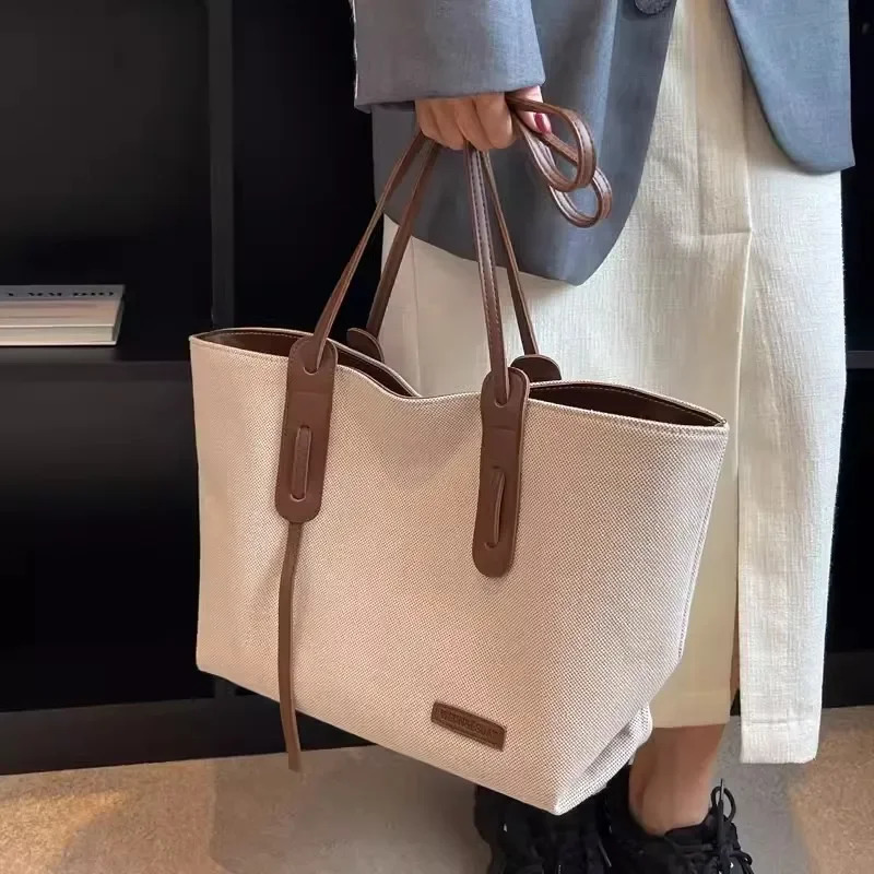 Canvas Women Shoulder Bags Winter Shopper Travel Shopping bags Travel large capacity female Handbag bolsa Big bolsas 250102