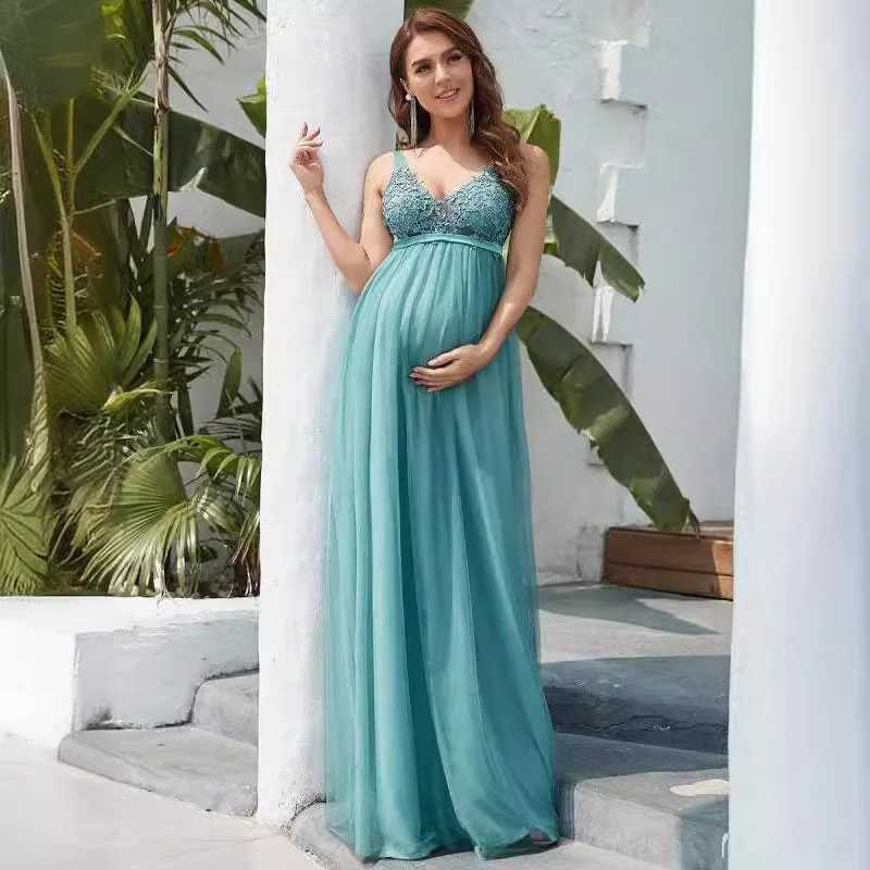 Sleeveless maternity photography dress maternity chiffon evening dress maternity photography dress W250113