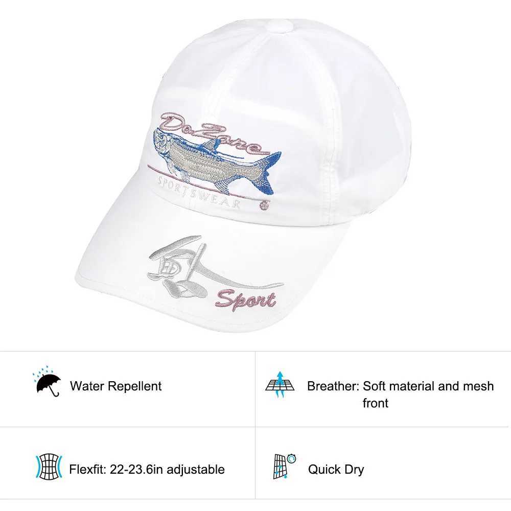 Mens Summer Fishing Hat C Outdoor Baseball Sports Embroidered Cotton Breathable Adjustable Hiking Hunting Climbing White W250113