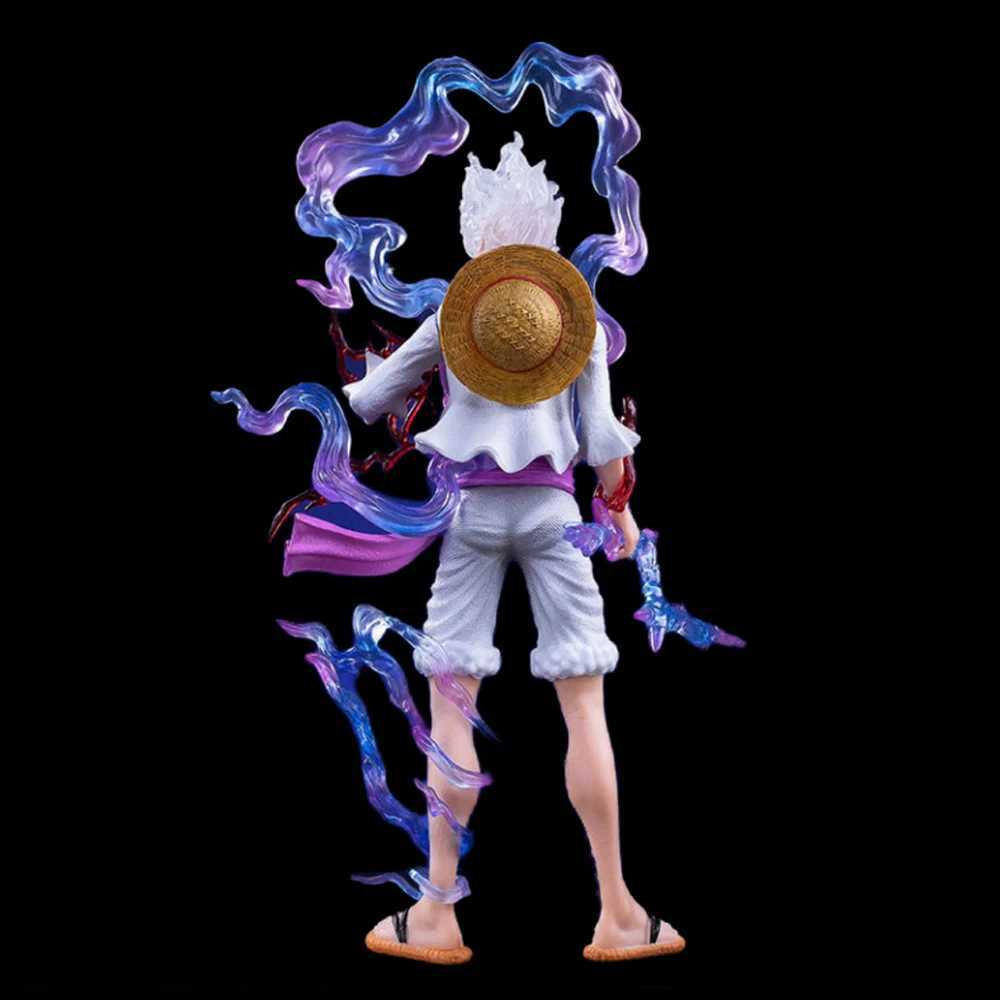 21CM Anime One Piece Luffy GEAR 5 Figurine Nika Sun God Action Figures Collectible Model Doll Toys Children Gift Free shipping