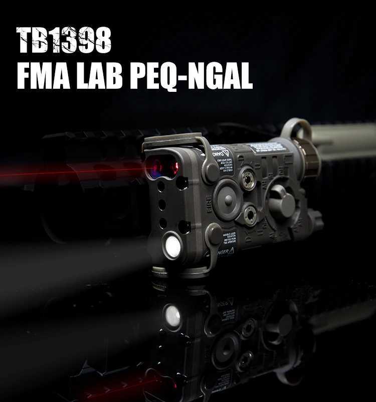 FMA New Laboratory Mini Edition PEQ-NGAL D Light+IR Red Laser Tactical NGAL TB1398 W250113