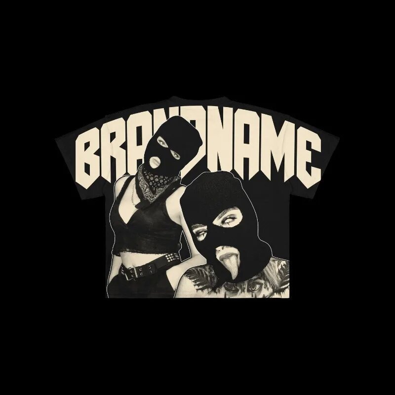 Men's T Shirts Y2K Harajuku Spider web Shirt Woman Tees Loose Hip Hop Gothic Graphic Print Oversized Cotton Tshirt Punk Short Sleeved Streetwear 