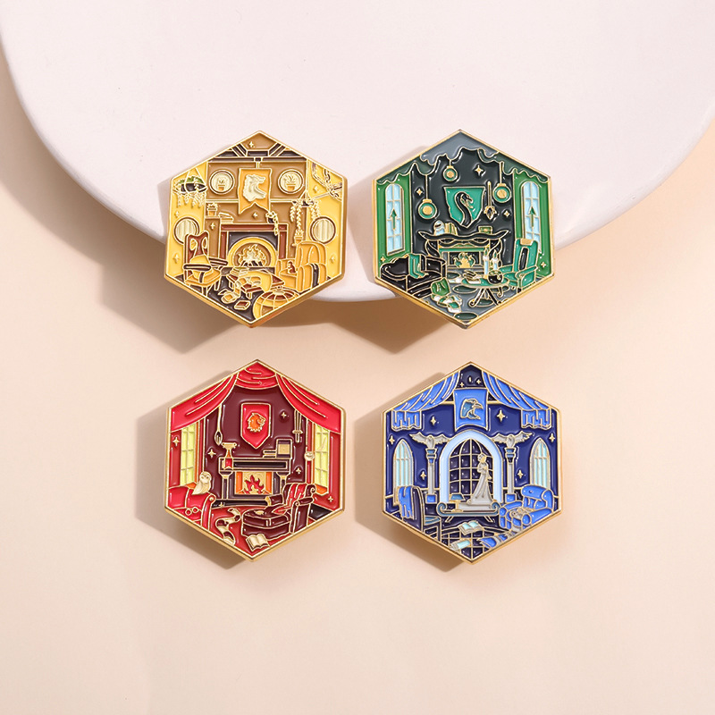 Punk Magic Academy Pins Pins Snake Badger Golden Lion Eagle Badger Spettame Cre…
