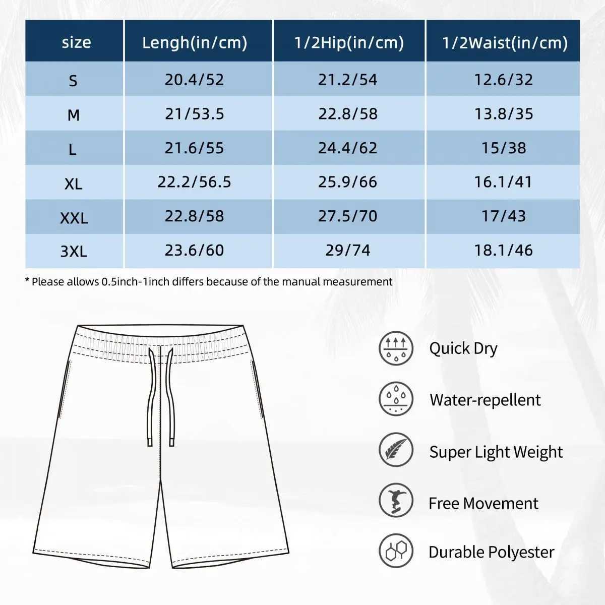 Van Halen Fashion Board Shorts Summer Cool Sports Board Shorts Mens Breathable Fashion Design Oversized Swimming Pants W250114