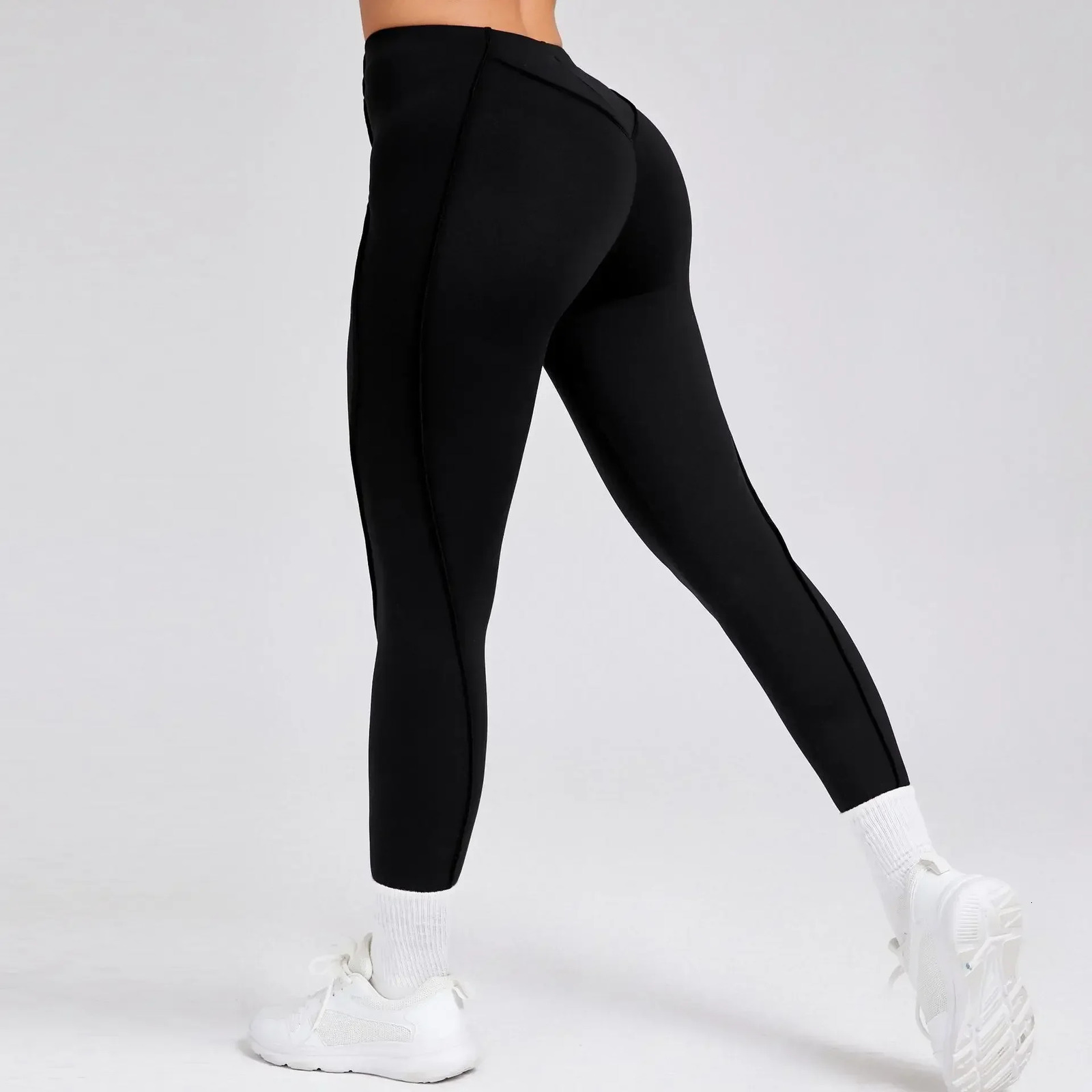 Gym Leggings Women Sports Tights 2025 Sportswear Woman Yoga Clothes Push Up Leggins Deportivo Mujer Grey Coffee Navy Black Beige 250107