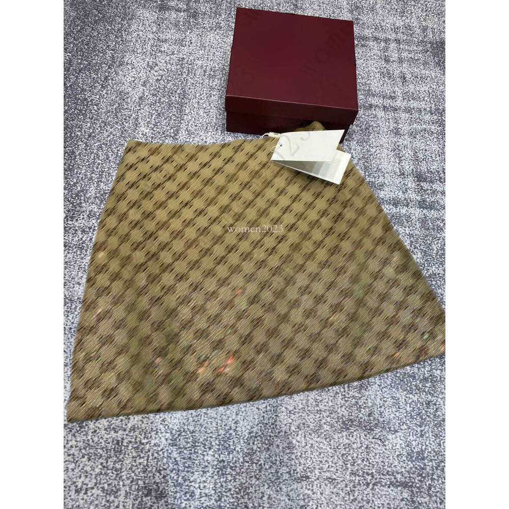 women designer skirt overskirt brand womens hot drilling dress fashion logo diamond skirts casual Vacation casual letter jacquard dress overskirt Jan 14