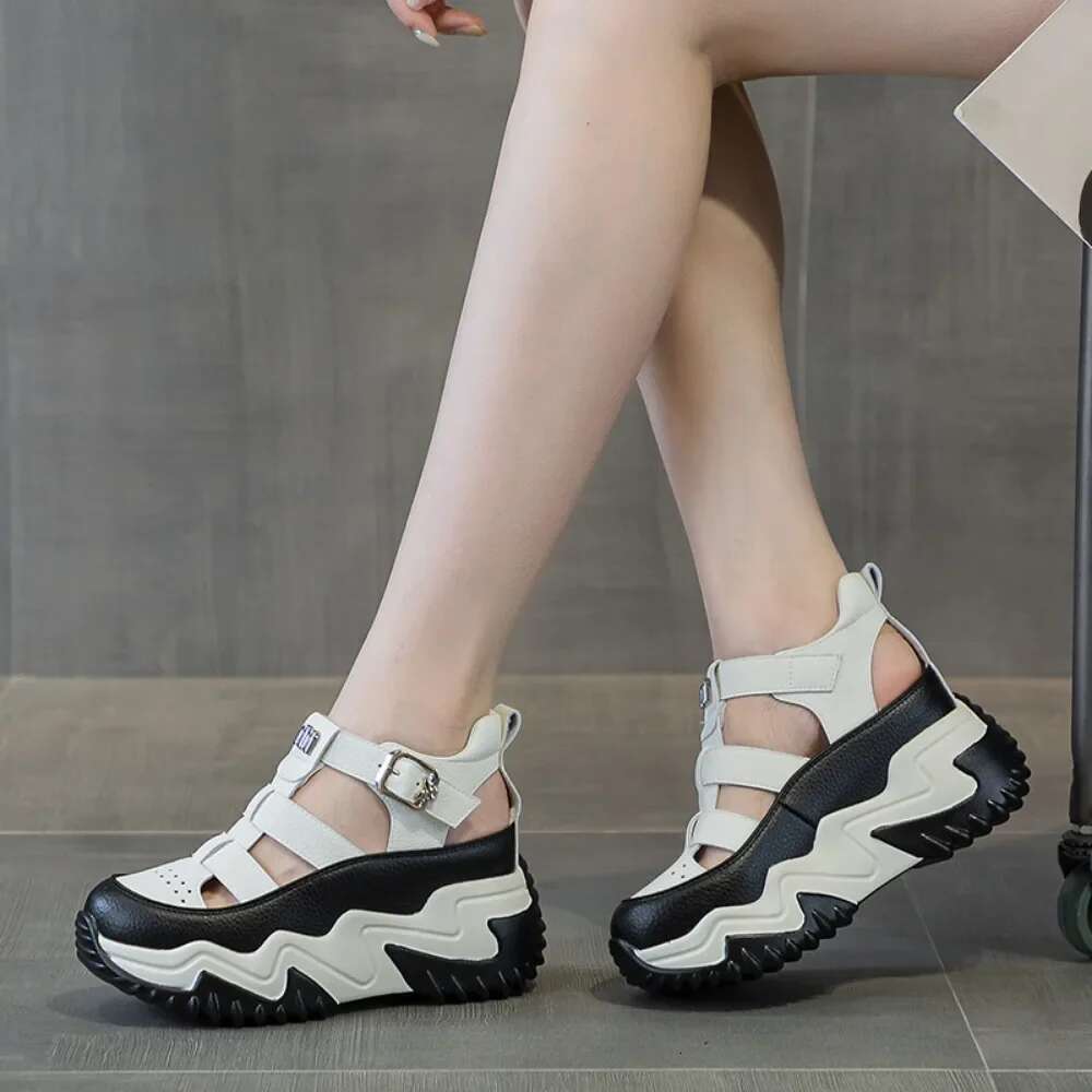 Platform High Rise for Summer New Versatile Hollow Out Women's Shoes Sandals Women Designers