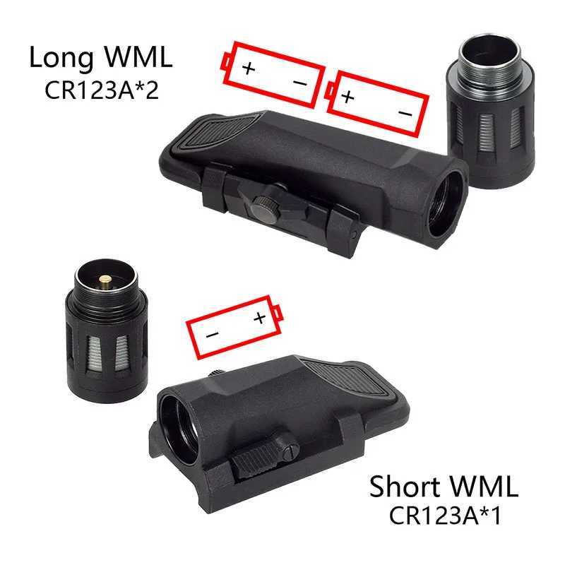 Tactical INFORCE WML APL Nylon Rifle Pistol Gun Strobe LED Light Fit 20mm Rail Airsoft Weapon Hunting FlashlightXJ241217