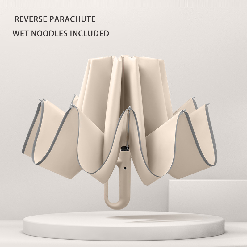 Automatic Umbrella with Large Canopy for Rain and Sun - UV Protection