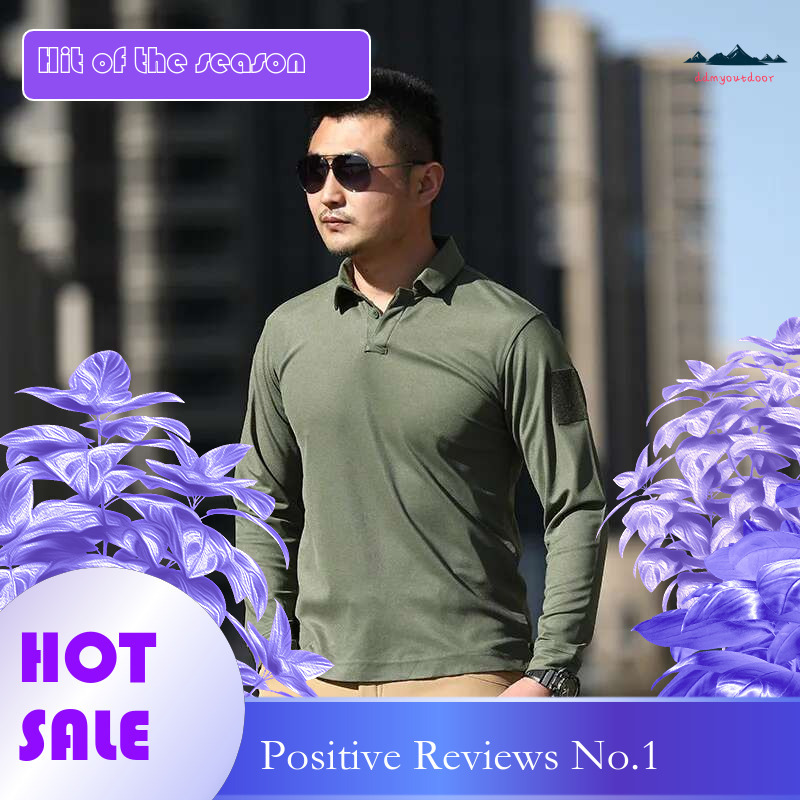 Ddmyoutdoor China Domestic New Outdoor Military Tactical Breathable Camouflage Training Collared Shirt Hiking Camping Fishing Quick Dry Long Sleeve Te