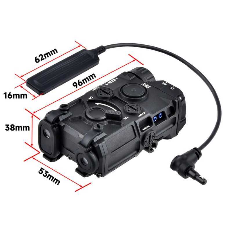 WADSN OGL infrared laser green blue red aiming tactical M300 M600 flash white light D used for 20MM track hunting air gun accessories W250113
