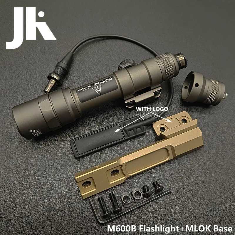 Sotac Surir M600B M600 M300 Flash D Tactical Reconnaissance Light Rifle Weapon Light Airsoft Hunting Light 20MM Picatinny Rail W250113